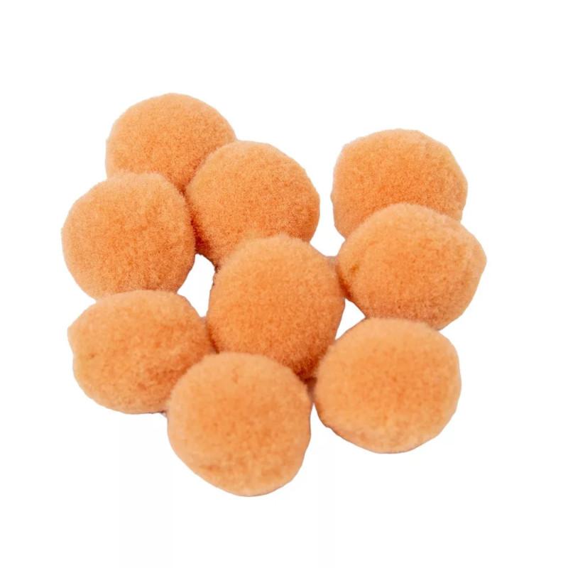 2 cm-es Kashmir golyó 10 db-os kiszerelés - Barna