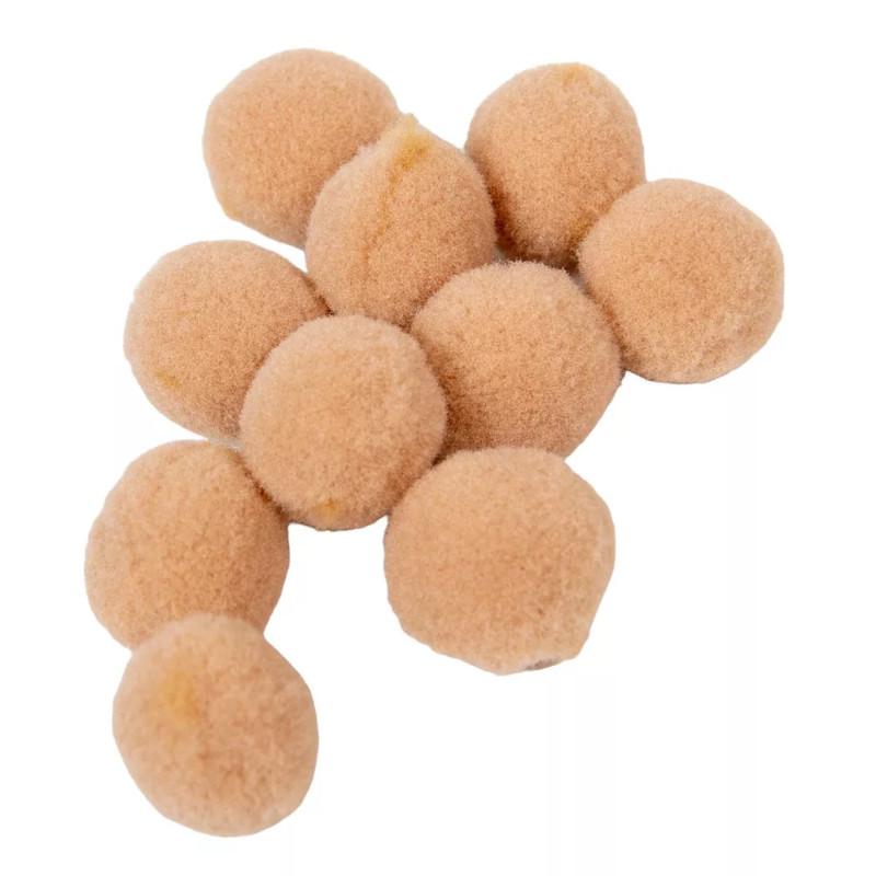 2 cm-es Kashmir golyó 10 db-os kiszerelés - Bronz Szürke