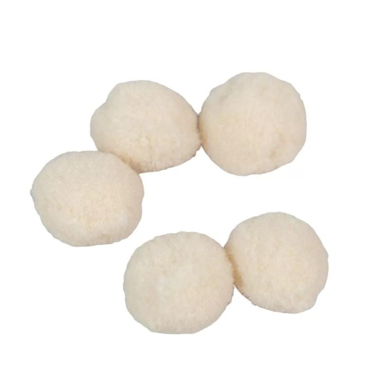 2 cm-es Kashmir golyó 10 db-os kiszerelés - Krém