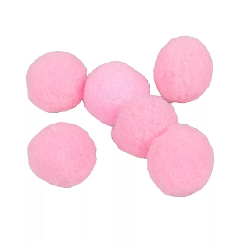 2 cm-es Kashmir golyó 10 db-os kiszerelés - Rózsaszín