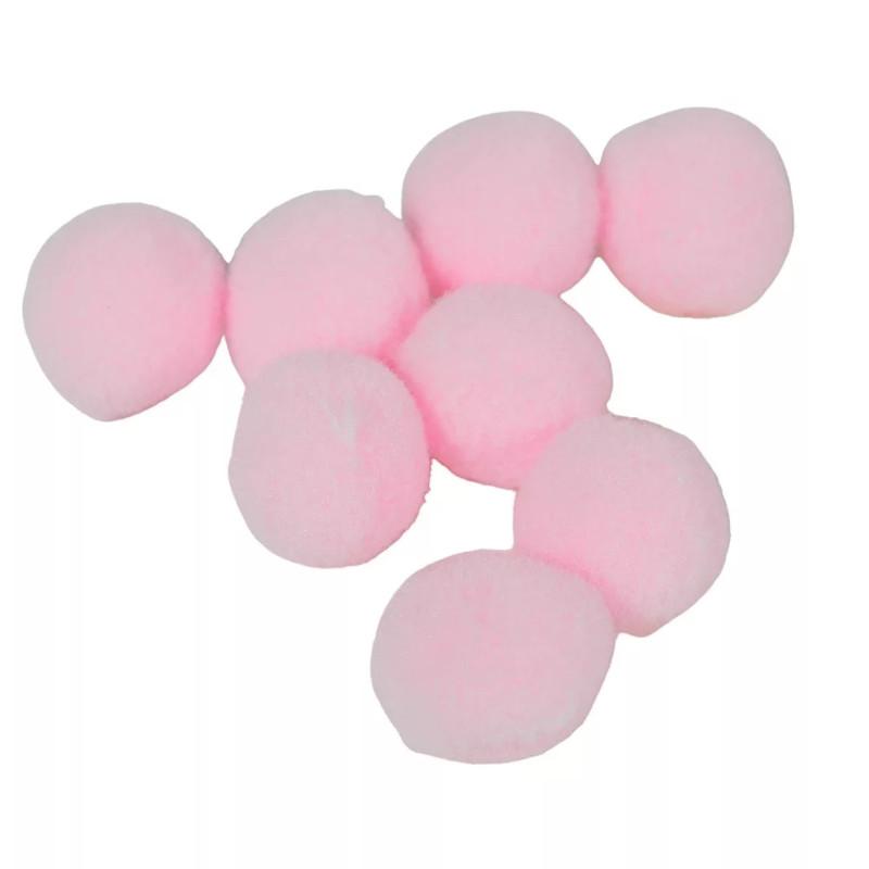 2 cm-es Kashmir golyó 10 db-os kiszerelés - Világos Rózsaszín