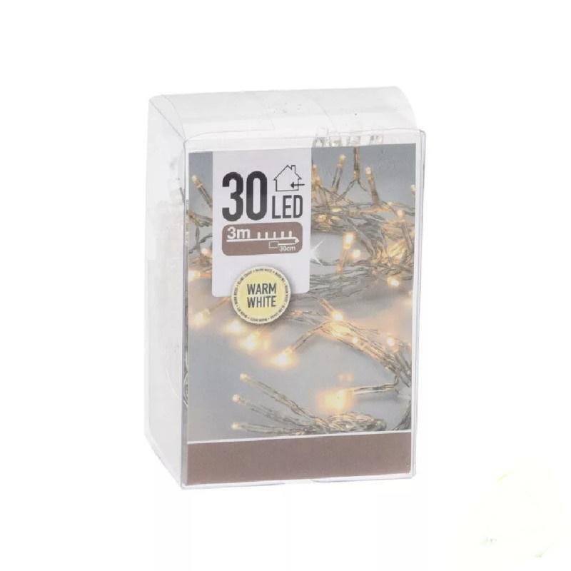 30 Ledes Transzparens elemes (elem nélkül) - Meleg Fehér