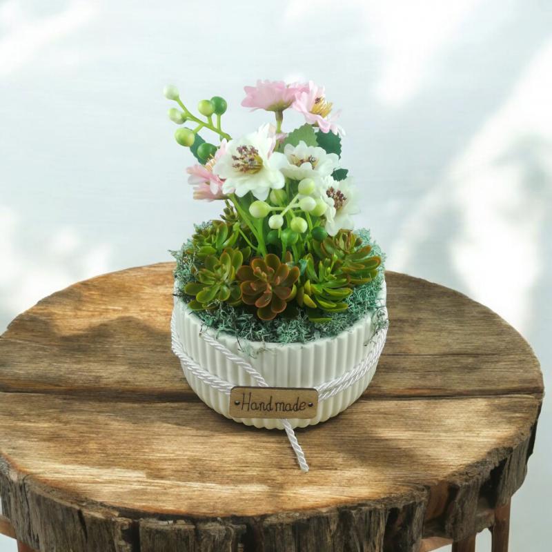 Alkotóművészet-Virágos asztaldísz