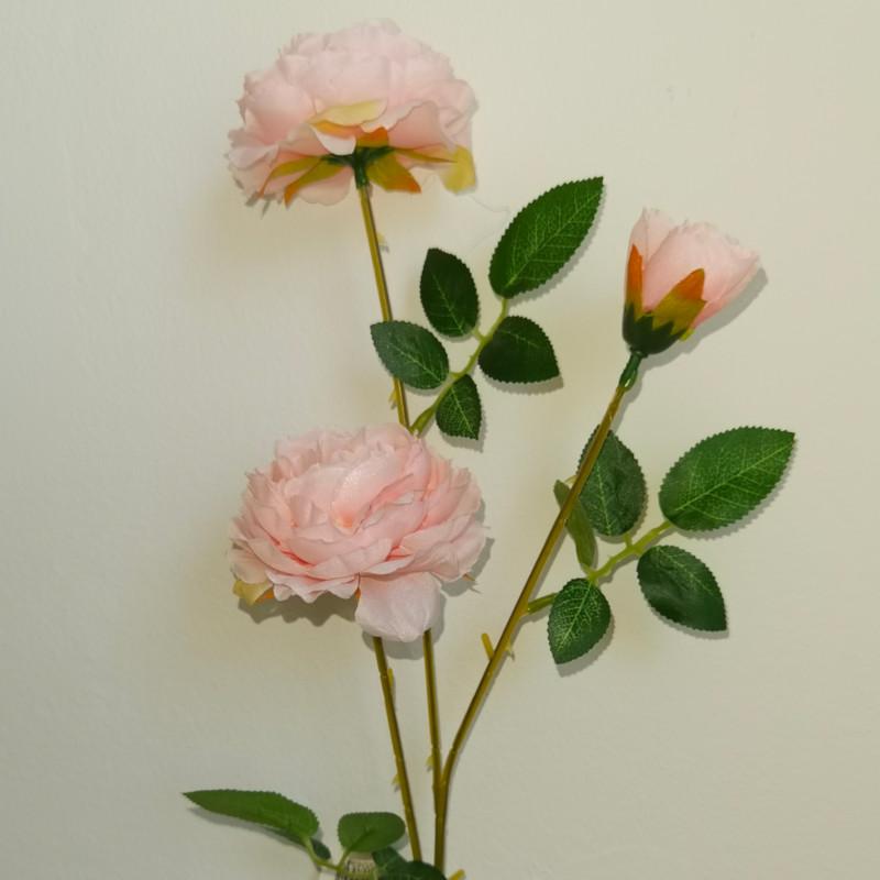Boglárka ág 3 virágos - Rózsaszín