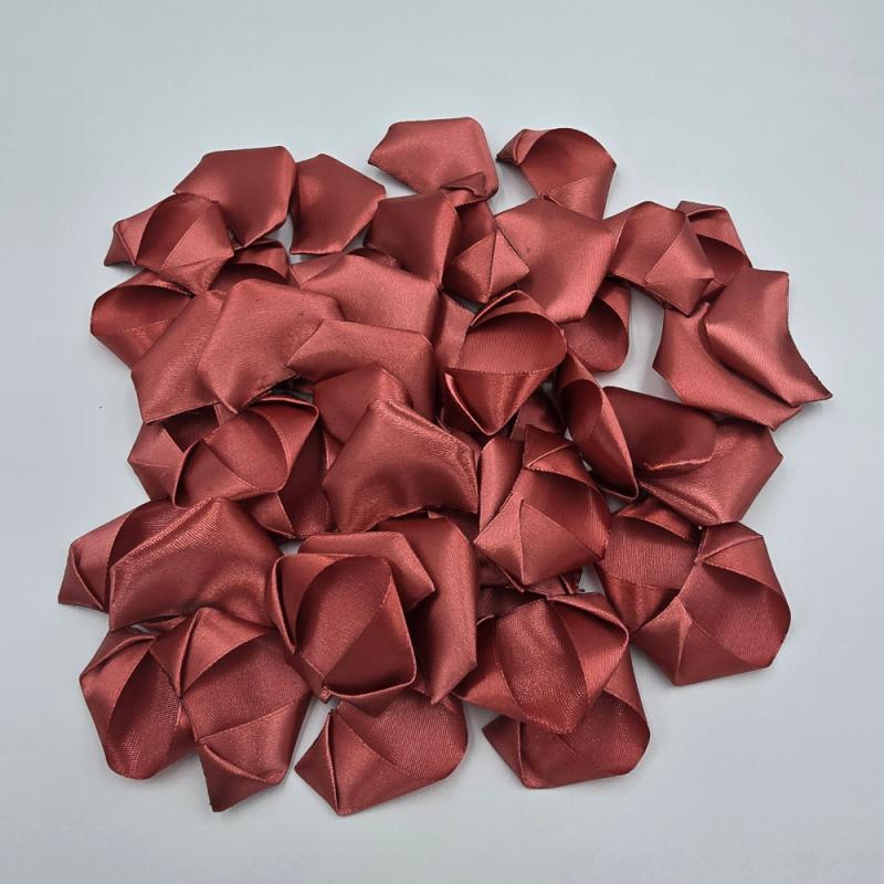 Bronz Rose szatén szirom 50 db-os csomag