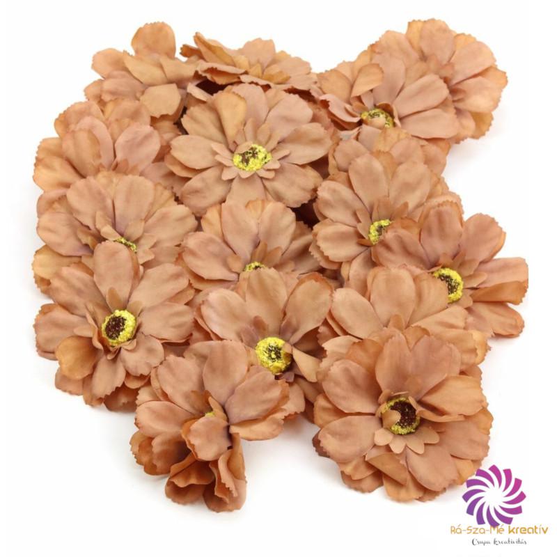 Dekor fejvirág 13 - Közép Barna