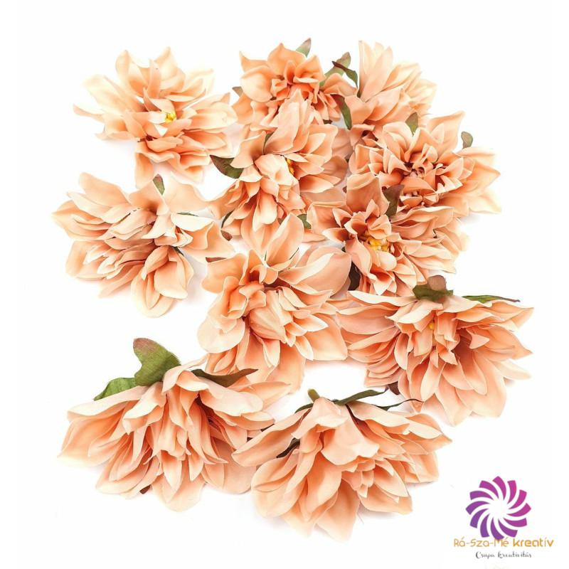 Dekor fejvirág 15 - Sötét Barack