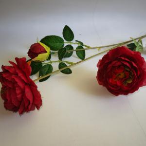 Boglárka ág 3 virágos - Piros