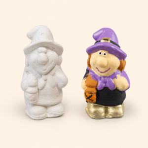 Boszorkány kerámiapor figura – natúr vagy festett