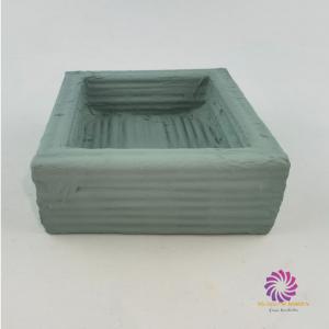 Box alap 10x10x4 cm - Matt Country Zöld