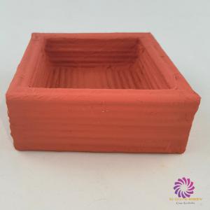 Box alap 10x10x4 cm - Matt Korall