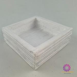 Box alap 12x12x4 cm - Matt Fehér