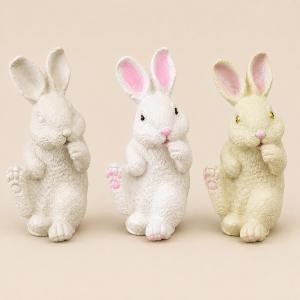 Huncut nyúl kerámiapor figura – natúr vagy festett
