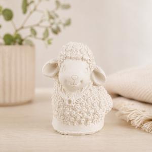 Kicsi bárány kerámiapor figura – natúr vagy festett