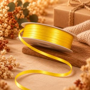 Szatén szalag 3 mm × 50 m – Meleg és őszi árnyalatok