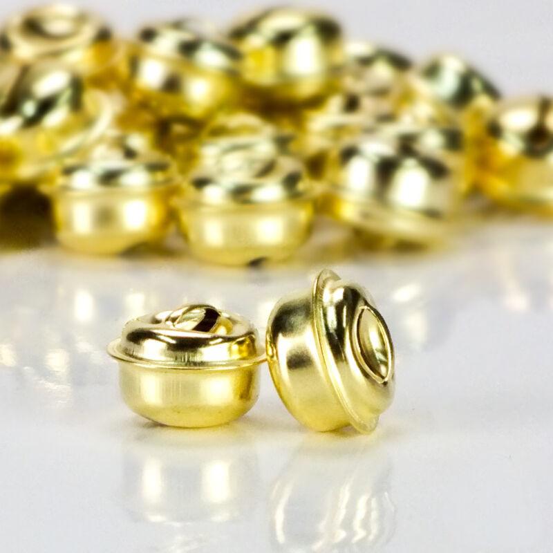 Fém kolomp arany - 1,8 cm 30db/csom