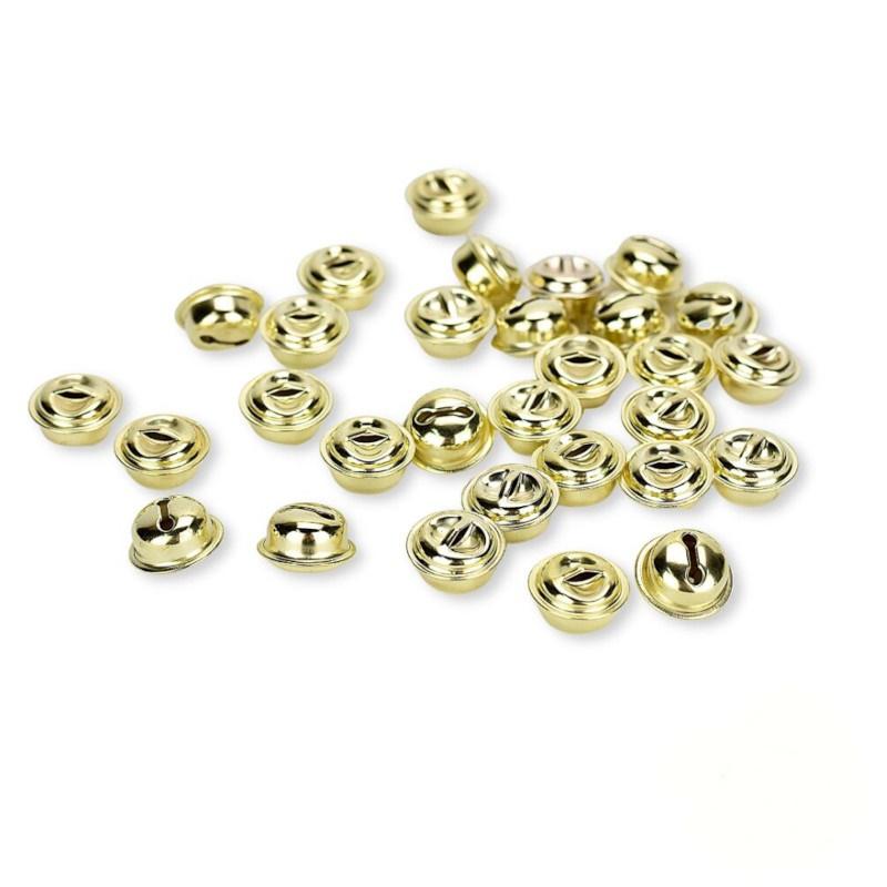 Fém kolomp világos arany - 1,5 cm 30db/csom