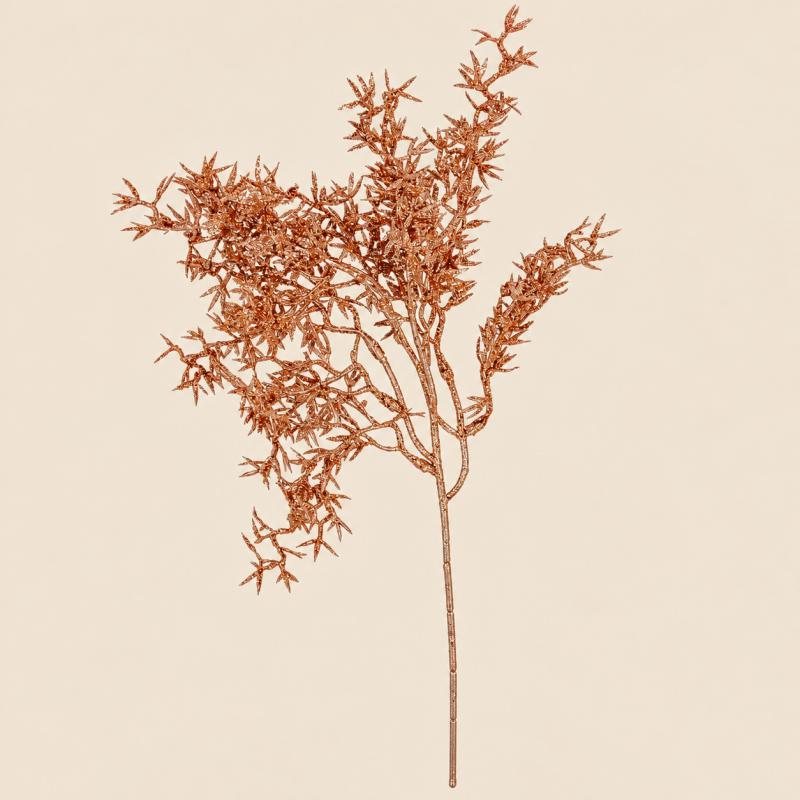 Glitteres rosegold ág 38 cm