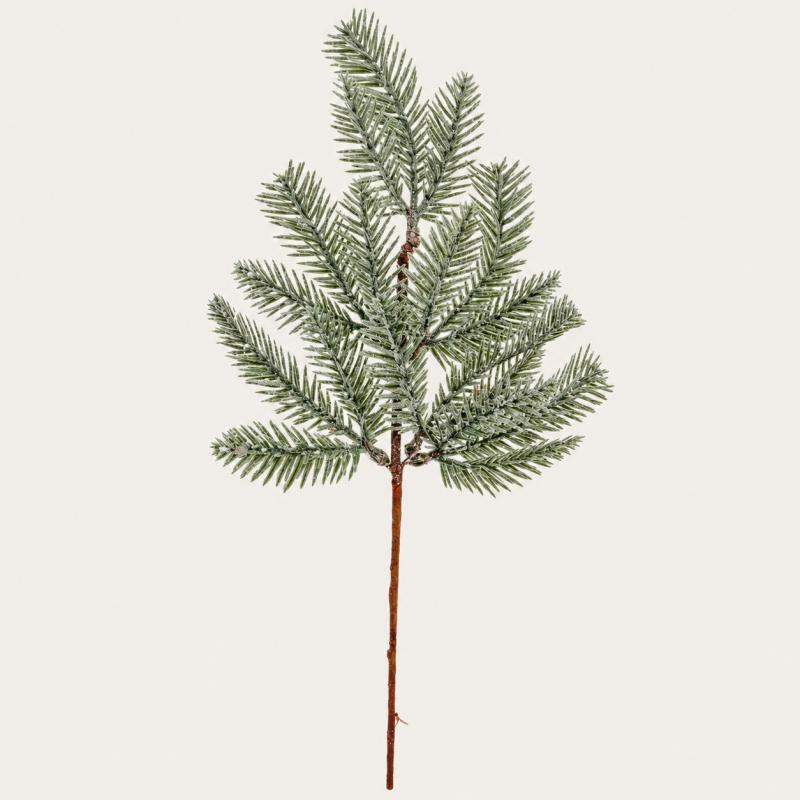 Hamvas dekor fenyőág – 48 cm