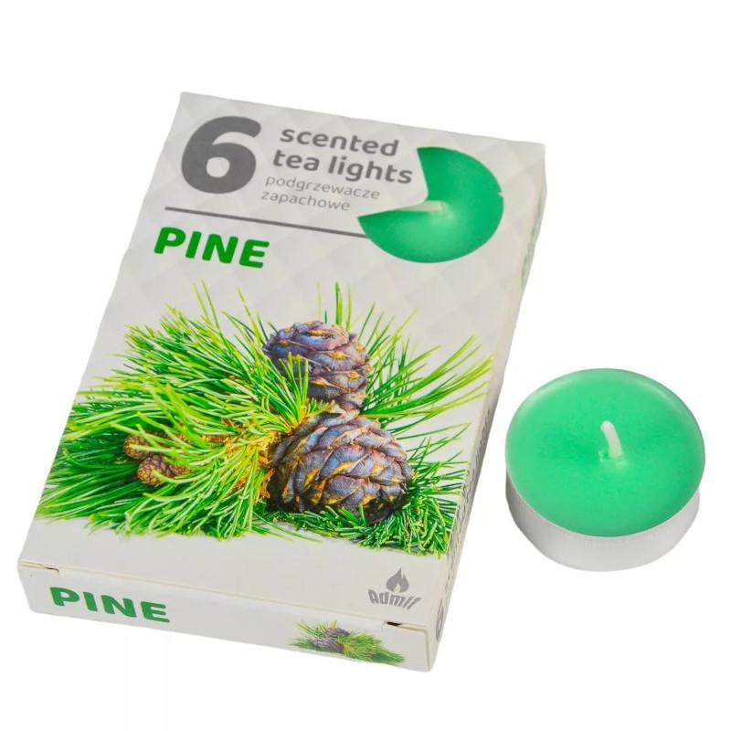 Illatgyertya 6 db-os - Erdei Fenyő