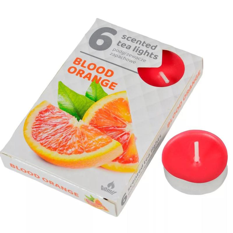 Illatgyertya 6 db-os - Vérnarancs
