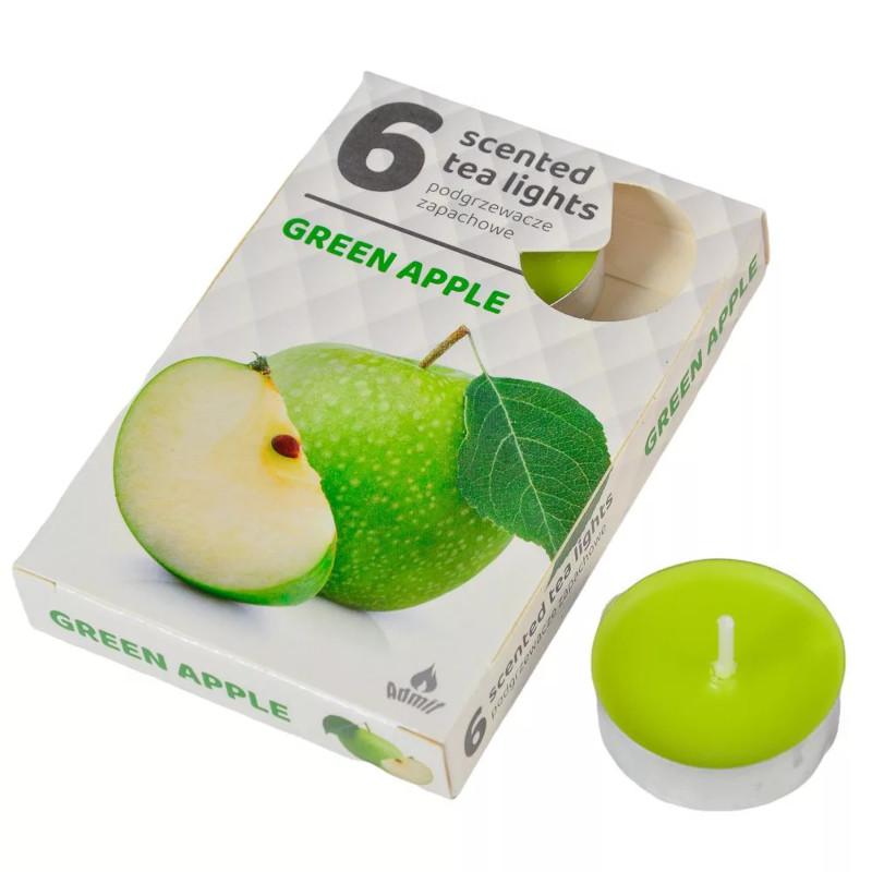 Illatgyertya 6 db-os - Zöldalma