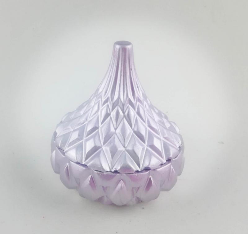 Kúpos Ékszertartó - Lilaezüst