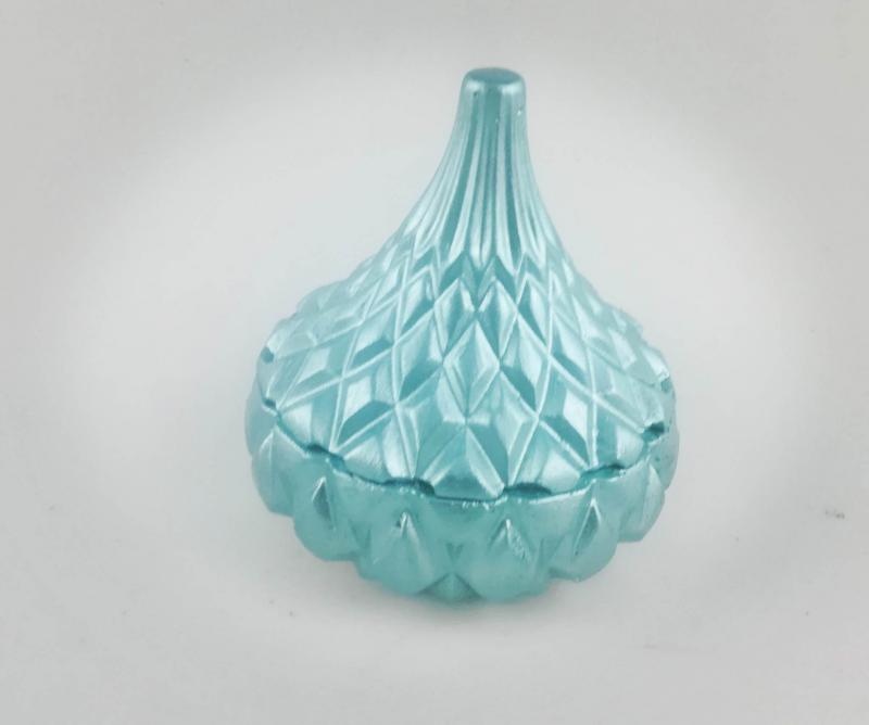 Kúpos Ékszertartó - Zöldezüst