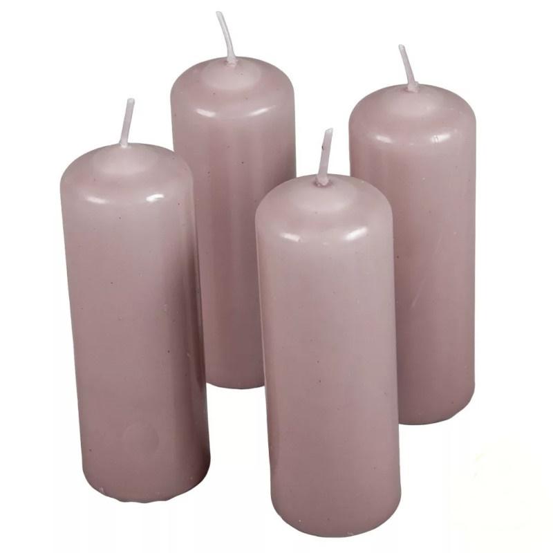Mártott Henger Gyertya 40x120 mm - Mályva