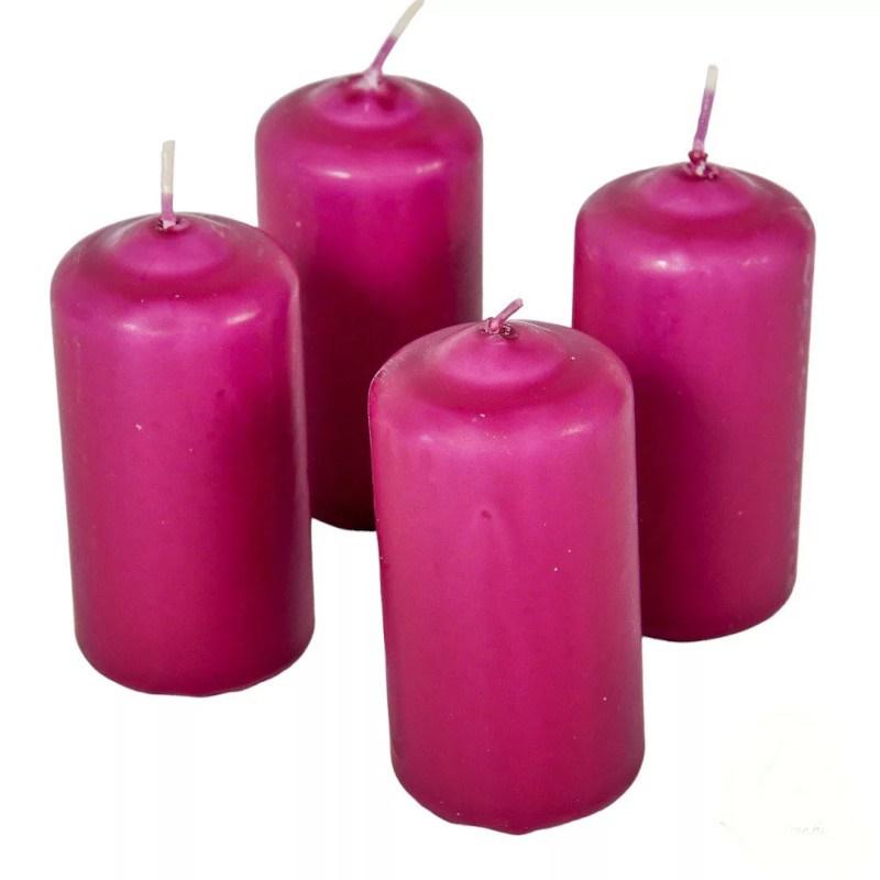 Mártott Henger Gyertya 40x80 mm - Orgona