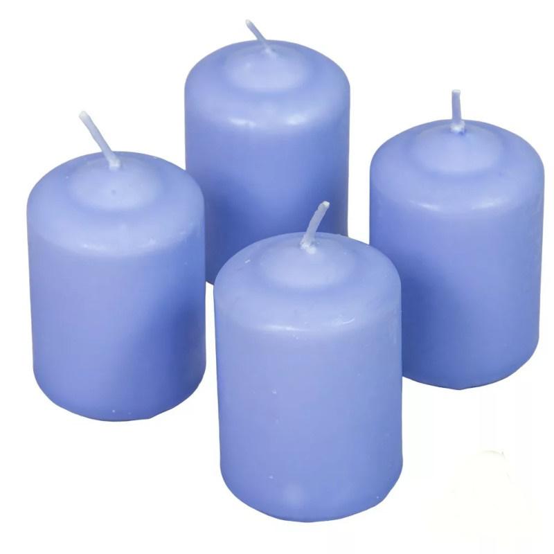 Mártott Henger Gyertya 50x75 mm - Milka Lila