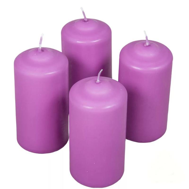 Mártott Henger Gyertya 60x120 mm - Viola