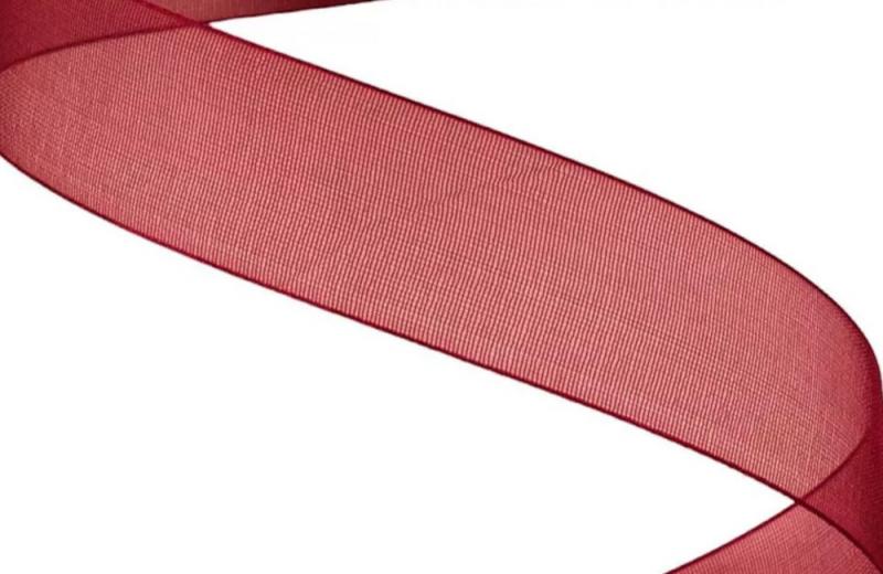 Organza szalag 20mmx20m - Bordó