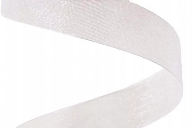 Organza szalag 20mmx20m - Fehér