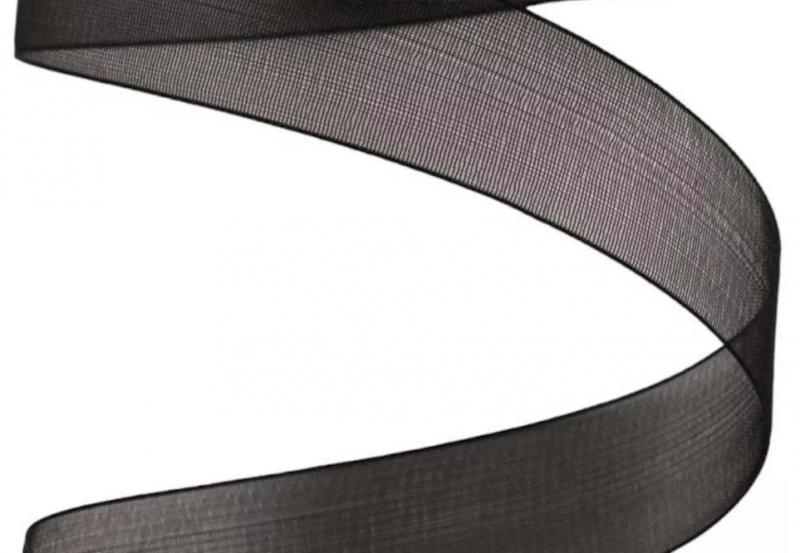 Organza szalag 20mmx20m - Fekete