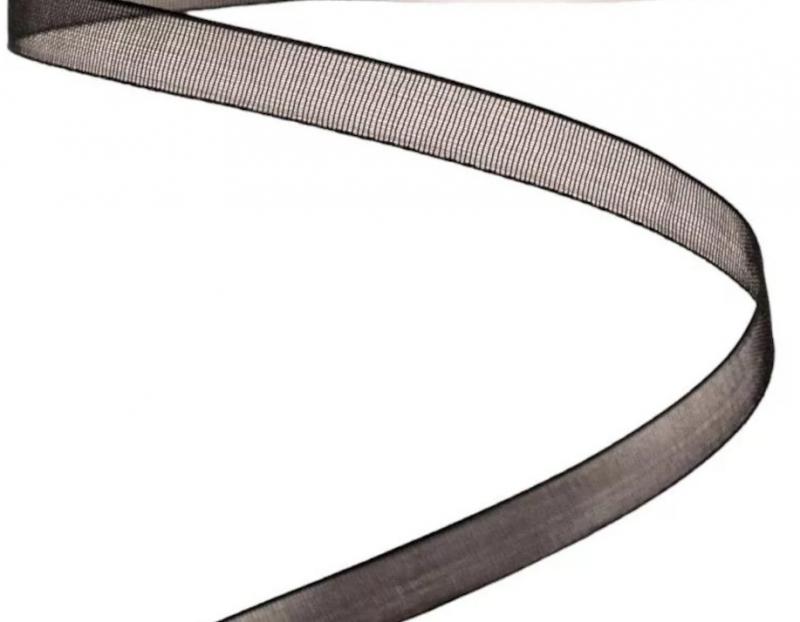 Organza szalag 6mmx20m - Fekete