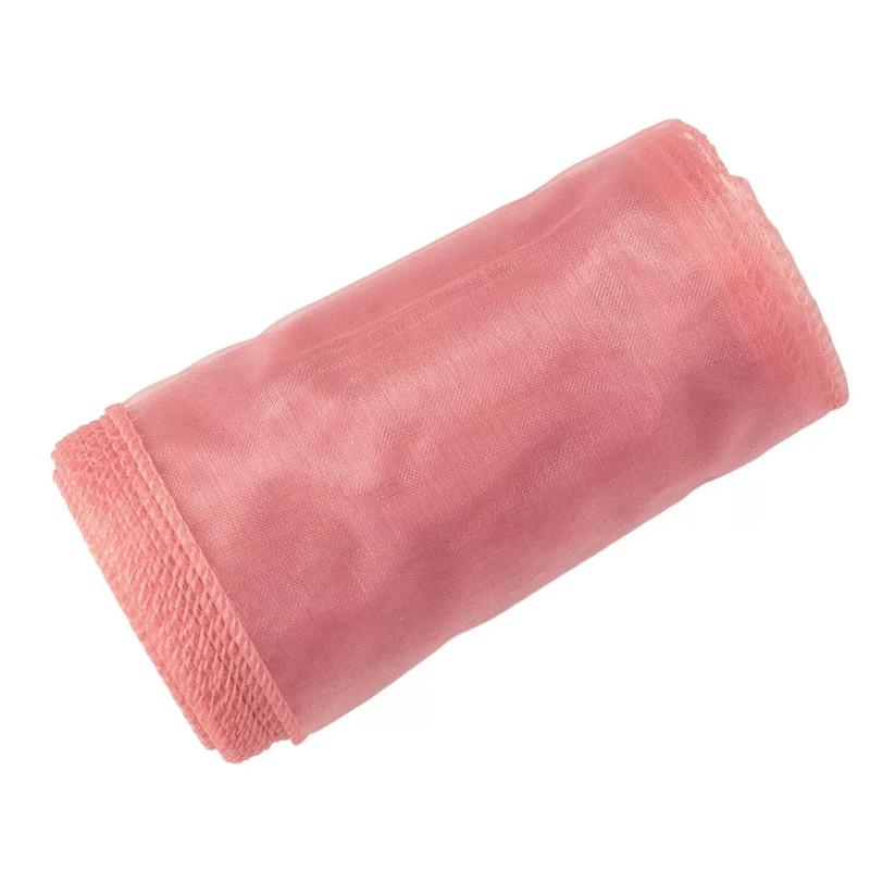 Organza tekercs - Őszi rózsaszín