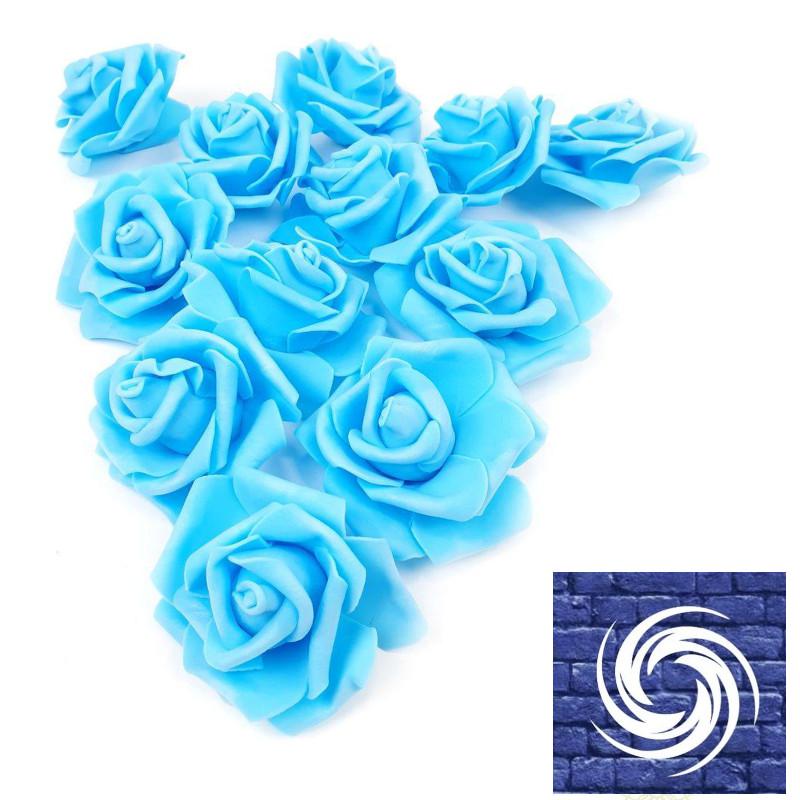 Polyfoam fejvirág - Kék