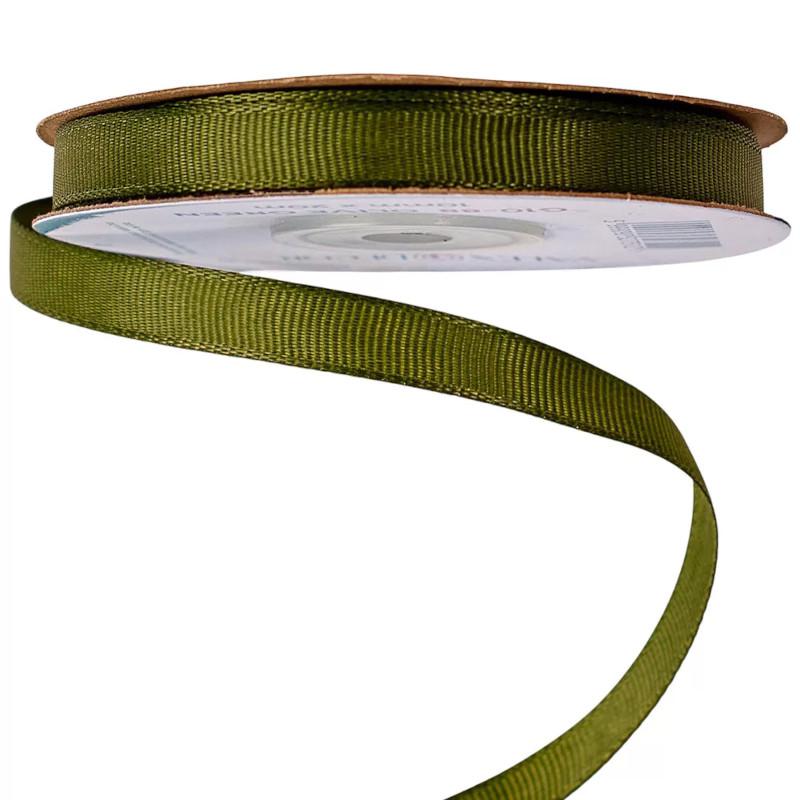 Ripsz szalag 10mmx20m - Olivazöld