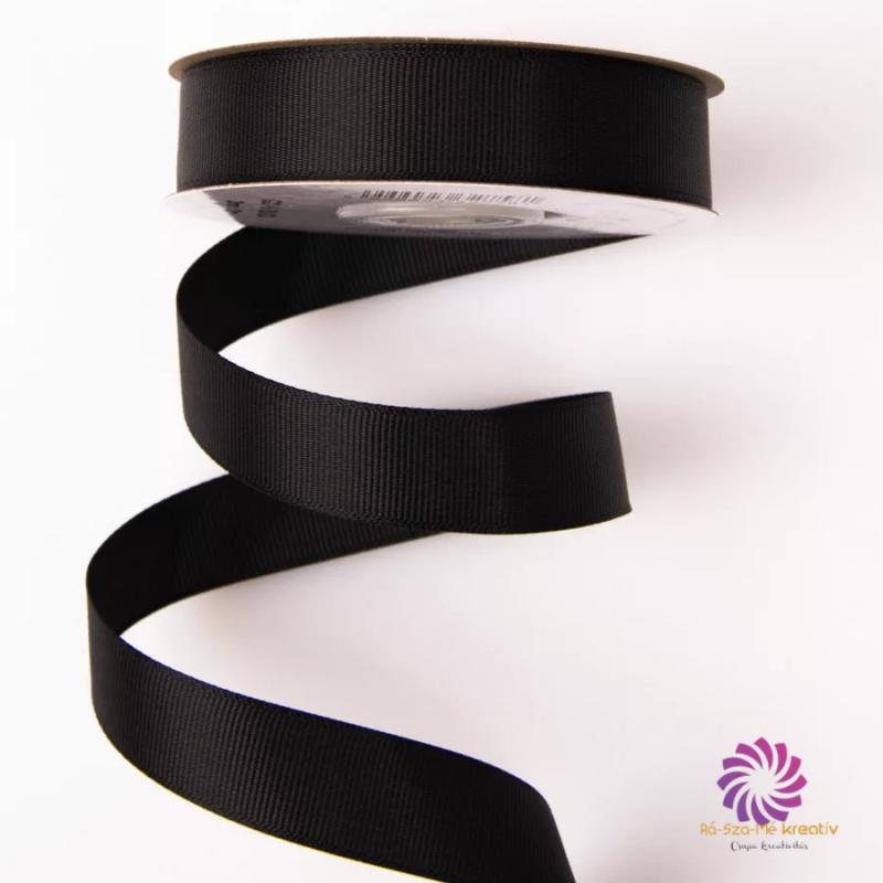 Ripsz szalag 20mmx20m - Fekete