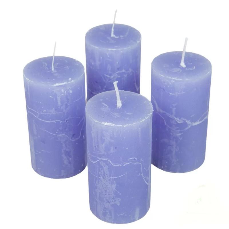 Rusztikus Gyertya 50 x 90 mm - Milka Lila szett