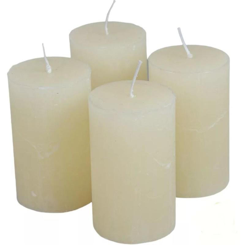 Rusztikus Gyertya 60 x 100 mm - Ivory szett