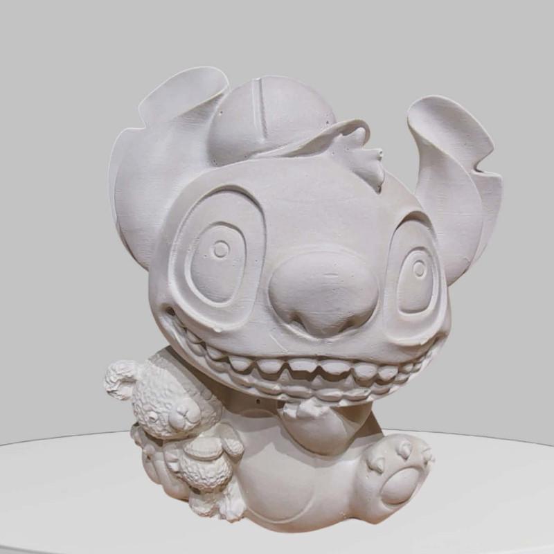 Stitch figura kerámiaporból – natúr vagy festett