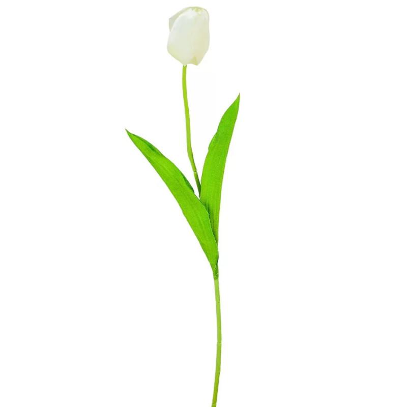 Szálas Tulipán 48 cm - Fehér2
