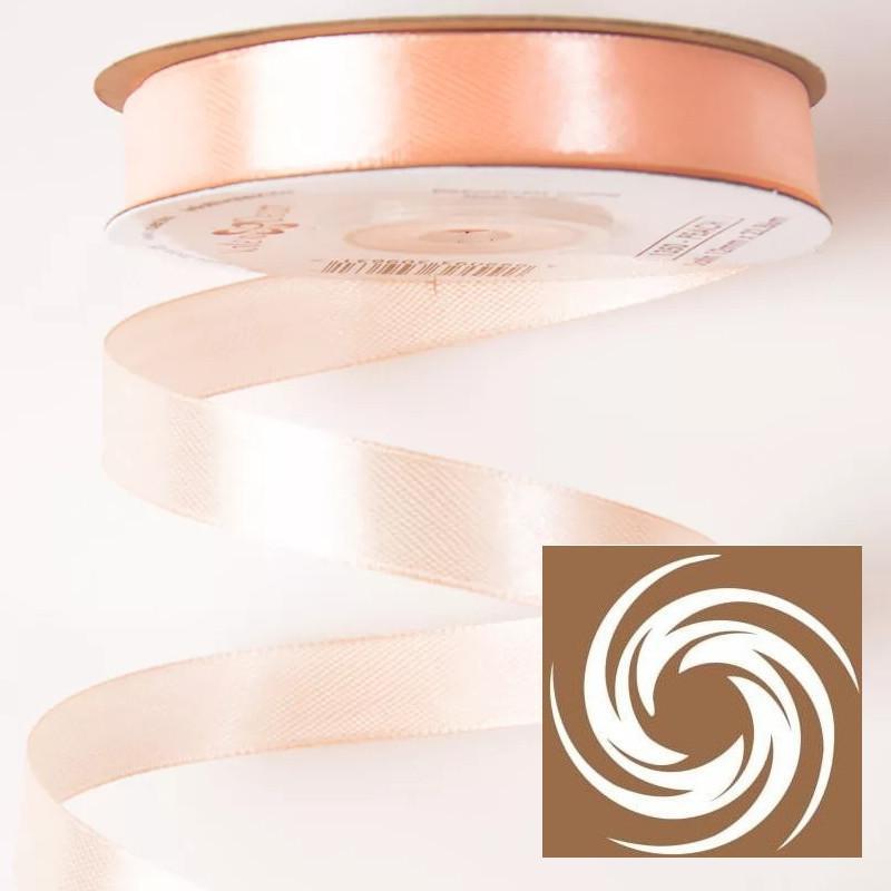 Szatén szalag 12mmx22,86m - Barack