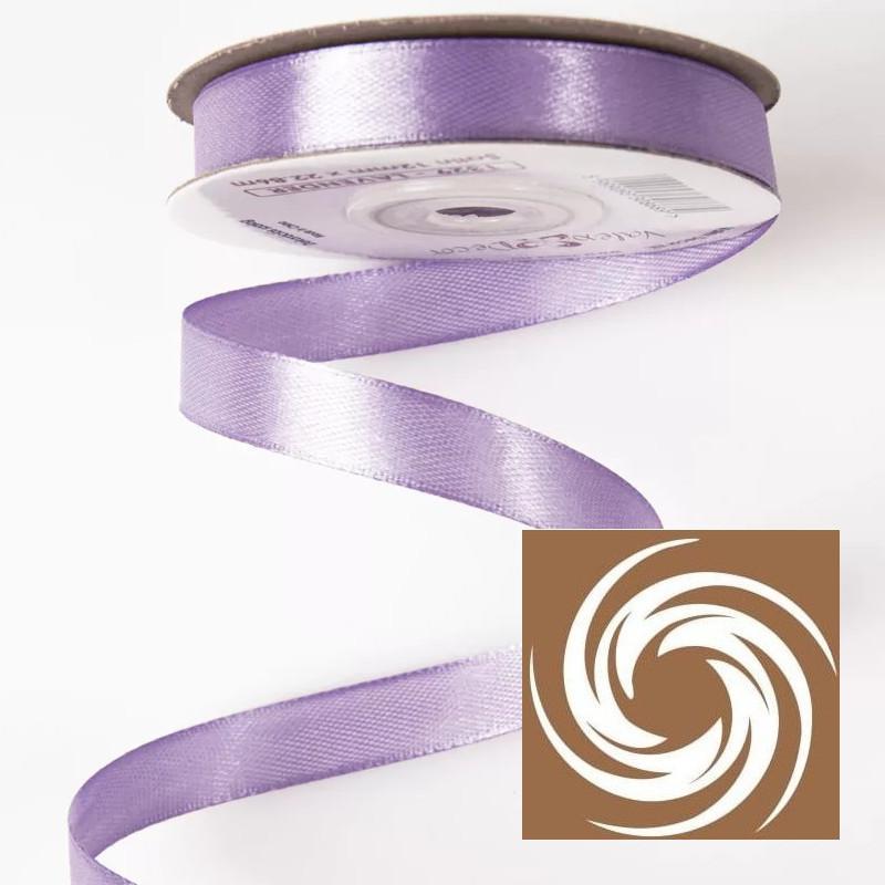 Szatén szalag 12mmx22,86m - Levendula
