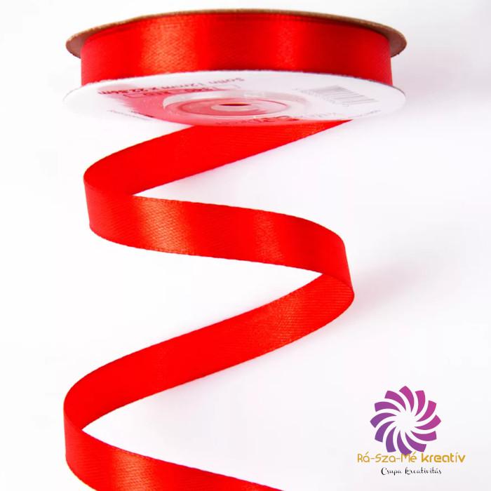 Szatén szalag 12mmx22,86m - Piros