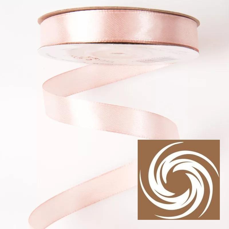 Szatén szalag 12mmx22,86m - Púder Bézs