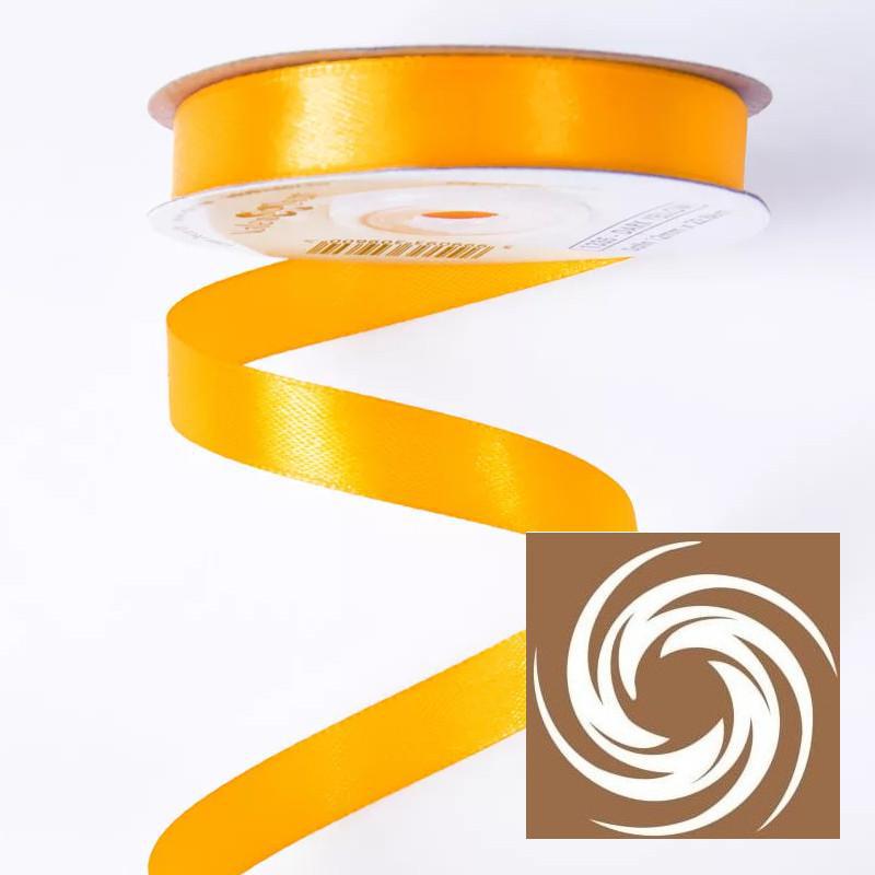 Szatén szalag 12mmx22,86m - Sötét citromsárga