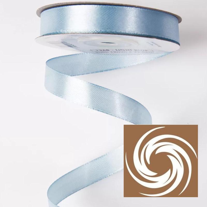 Szatén szalag 12mmx22,86m - Világoskék